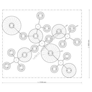 Il Paralume Marina / Ceiling Lamp / 2281CH19