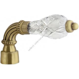 Bronces Mestre / Knobs for Shower Systems / Shower system handle set with crystal 233345.FCC.30
