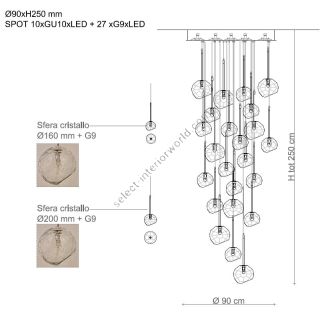 Il Paralume Marina / Chandeliers > Contemporary / 2336D90