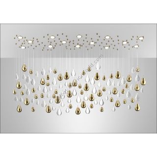 Il Paralume Marina / Chandeliers / Custom Made / Contemporary / 2431L190