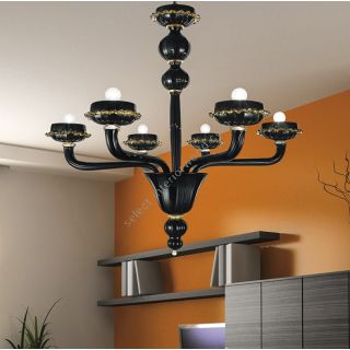 Glass & Glass Murano / Chandeliers / Contemporary Venetian 2783-6