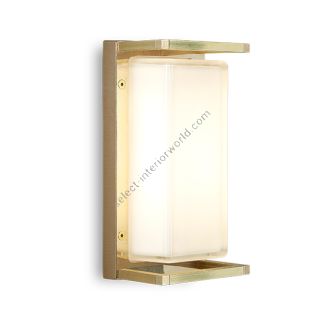 Moretti Luce / Outdoor Wall Lights / Ice Cubic rectangular 3412 E27