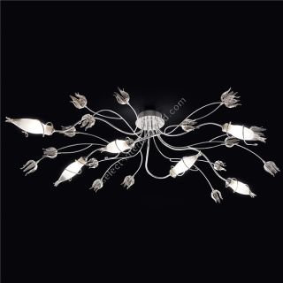 Patrizia Volpato / Chandeliers / Giglio Handcrafted 24 Karat Gold