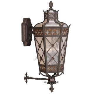 Fine Art Handcrafted Lighting / Outdoor Wall Lights / Chateau 37" H