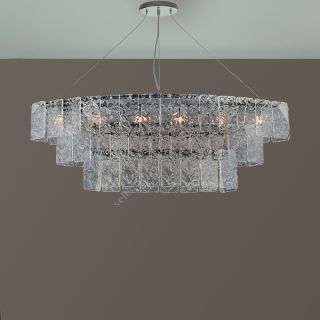 Patrizia Volpato / Chandeliers / Glace Handcrafted Murano Glass 24 Karat Gold PV-4100-S