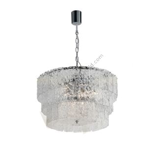 Patrizia Volpato / Chandeliers / Glace Handcrafted Murano Glass 24 Karat Gold 4110-S