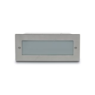 Moretti Luce / Recessed Lighting / Aluminum Modern LED / Wallbeam Inox 412 5W