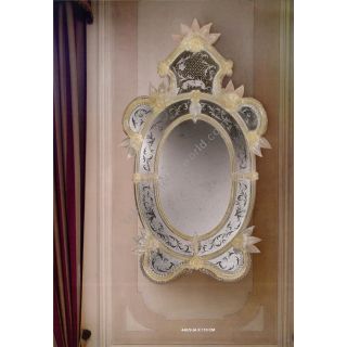 Italian Luxury Lighting / Wall Mirrors / Vintage Venetian Murano Glass 440S