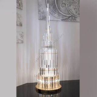 Patrizia Volpato / Floor Lamps / Cristalli Murano Glass 24 Karat Gold PV-5004-LT