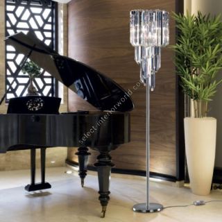 Patrizia Volpato / Floor Lamps / Cristalli Murano Glass 24 Karat Gold PV-5085-LT