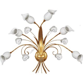 Le Porcellane / Wall Sconces / Orchidea 5323 6
