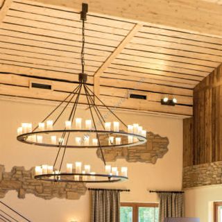 Robers / 50-lighter Suspension Lamp with chain / 25.000.573-B