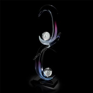 Italian Luxury Lighting / Abstract Sculptures / Double Abstract Knot in Murano Glass 6007 1 COL