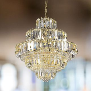 Patrizia Volpato / Chandeliers / Cristalli 6015 Murano Glass 24 Karat Gold