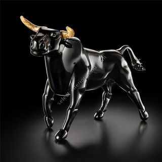 Italian Luxury Lighting / Animal Sculptures / Bull in Murano Glass 6033 1 COL