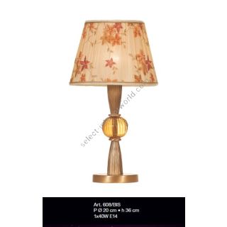 Il Paralume Marina / Table Lamps / 608/BIS