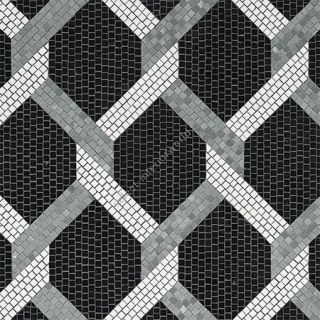 Bisazza / Marmosaico - Decorations / Arianna Black SW10311