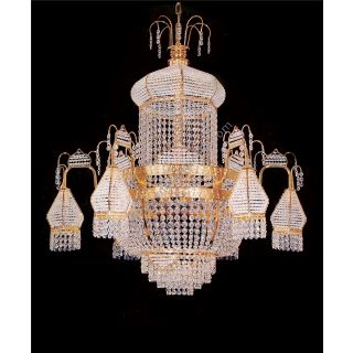 Italian Luxury Lighting / Chandeliers / Empire Crystal 32 Lights 7220 120