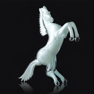 Italian Luxury Lighting / Animal Sculptures / Horse 17cm in Murano Glass 757 1 COL