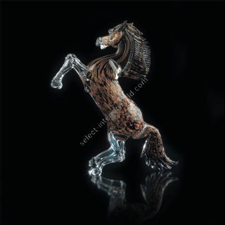 Italian Luxury Lighting / Animal Sculptures / Horse 26cm in Murano Glass 757 2 AVV