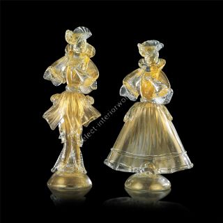 Italian Luxury Lighting / Figurative Sculptures / Venetian Figures in Murano Glass 759 2 TOR