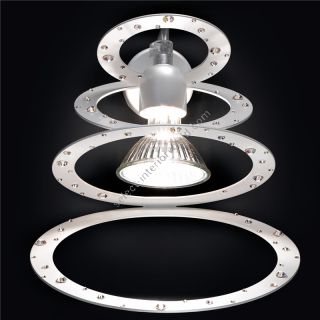 Patrizia Volpato / Wall Sconces / Cassiopea Handcrafted Swarovski 24 Karat Gold