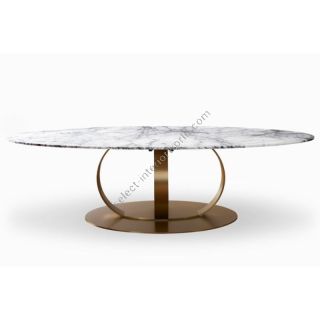 DOM Edizioni / Dining Tables / Andrew Elliptic Marble Top