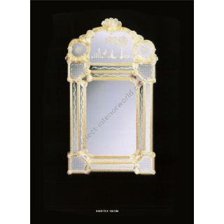 Italian Luxury Lighting / Wall Mirrors / Elegant Venetian Glass Decorations in Gold 816S
