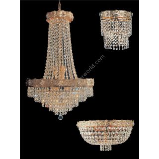 Italian Luxury Lighting / Chandeliers / Empire Style 24 Lights 9012 090