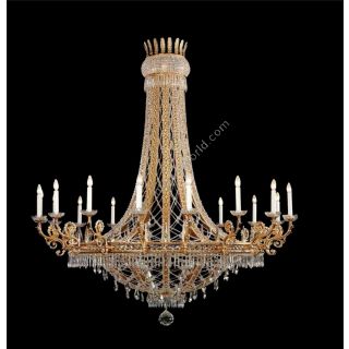 Italian Luxury Lighting / Chandeliers / Empire Large Crystal 84 Lights 9021 180