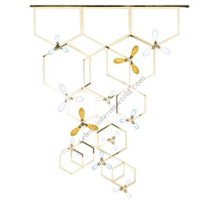 Badari / Chandeliers / Hive A5-HV-BR-GL