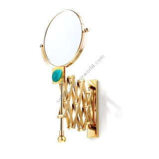 Il Paralume Marina / Retractable wall mirrors / BA583/ORO24K/VE/Wall