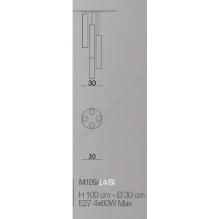 Il Paralume Marina / Chandelier / M109/L4