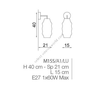 Il Paralume Marina / Wall Sconces / IL-M155/A1