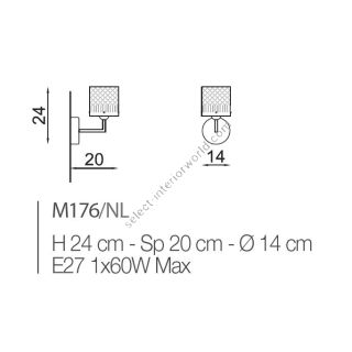 Il Paralume Marina / Wall Sconces / IL-M176