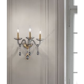 Euroluce Lampadari / Wall Sconces / Toochic A3 Oro Fumè