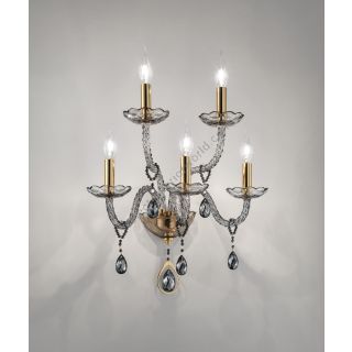 Euroluce Lampadari / Wall Sconces / Toochic A5 Oro Fumè