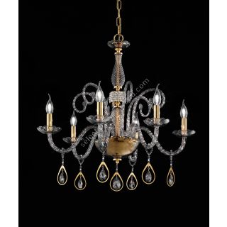 Euroluce Lampadari / Chandeliers / Toochic L6 Oro Fumè