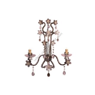 Mechini / Wall Lights / Molux Clear and Colored Bohemian Crystal A149/2