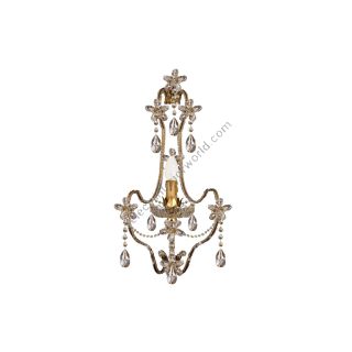 Mechini / Wall Lights / Wrought Iron with Bohemian Crystal A179/1