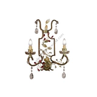 Mechini / Wall Lights / Clear and Colored Bohemian Crystal A255/2