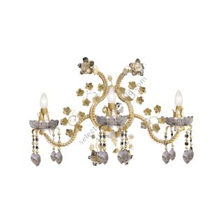 Mechini / Wall Lights / Clear and Colored Bohemian Crystal A257/3