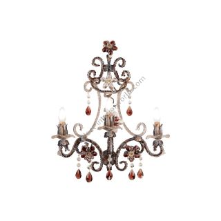 Mechini / Wall Lights / Clear and Coloured Bohemian Crystal A273/3