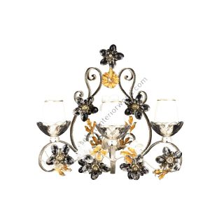 Mechini / Wall Lights / Porcelain and Silk Lamp Shades A291/3