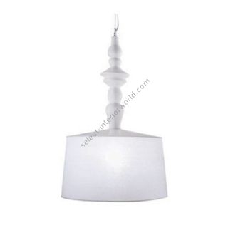 Karman / Pendants & Suspension Lights / Alì e Babà 50cm Ceramic & shade linen SE618BS