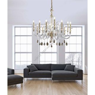 Euroluce Lampadari / Chandeliers / Amelie L8+4