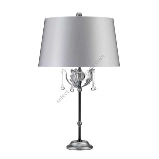 Elstead Lighting / Table Lamps / Amarilli 1 Black with Silver Patina