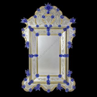 Glass & Glass Murano / Murano wall mirror / ART. MIR 280