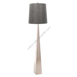 Elstead Lighting / Floor Lamps / Ascent 1 Dark Grey Shade & Polished Nickel