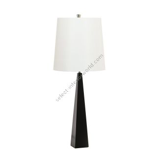 Elstead Lighting / Table Lamps / Ascent Black with White Shade